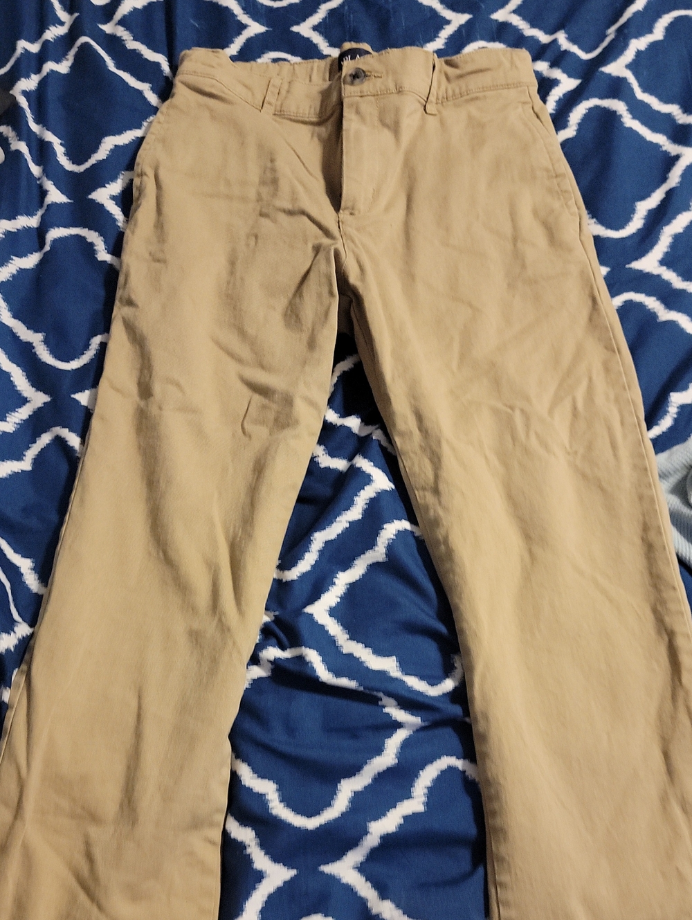The Children's Place Khaki Straight-Leg Chinos Size 10 Husky